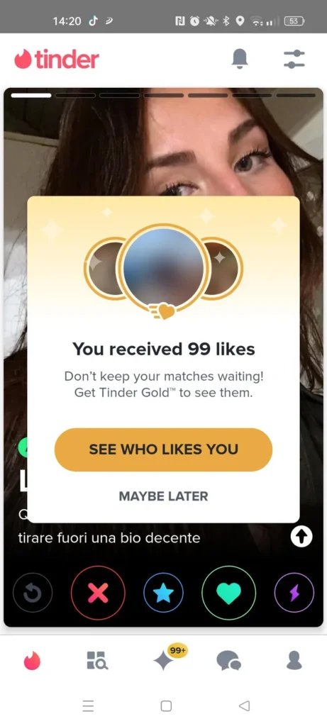 tinder unlimited match